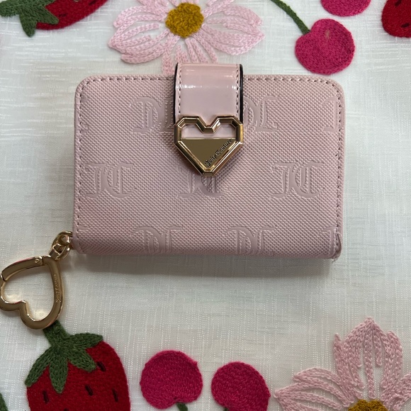 Juicy Couture Modern Chic Tab Card Wallet Powder Pink - Picture 1 of 5